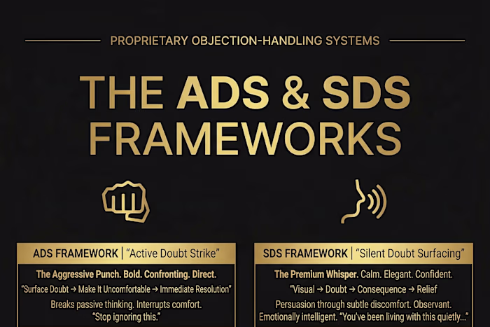 ➡️THE ADS & SDS FRAMEWORKS™
➡️Two