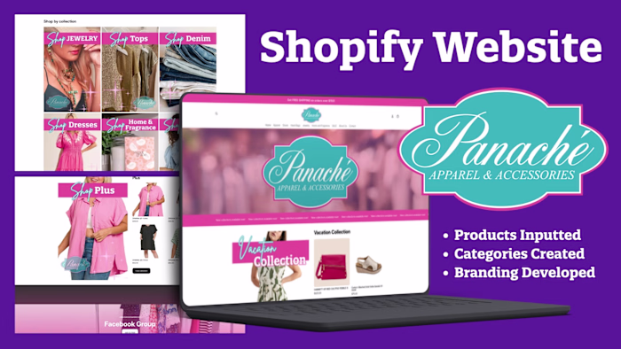 Created a fully branded Shopify