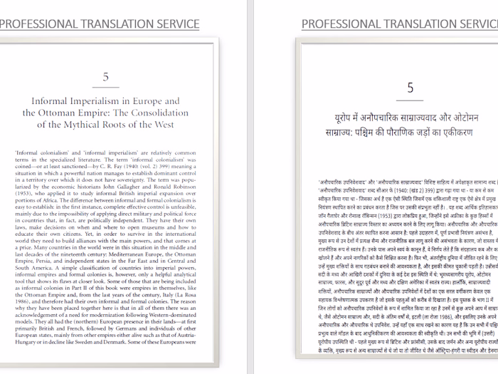 TRANSLATION WORK