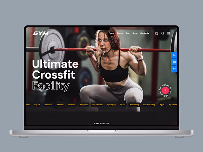 💪 Gym & Fitness Website