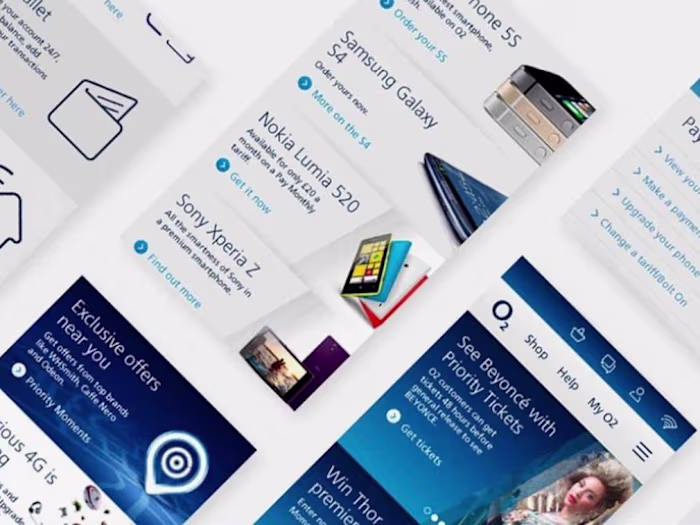 My O2 shop UX
