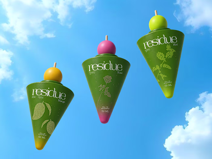Residue Fragrance Brand Identity and Packaging Design