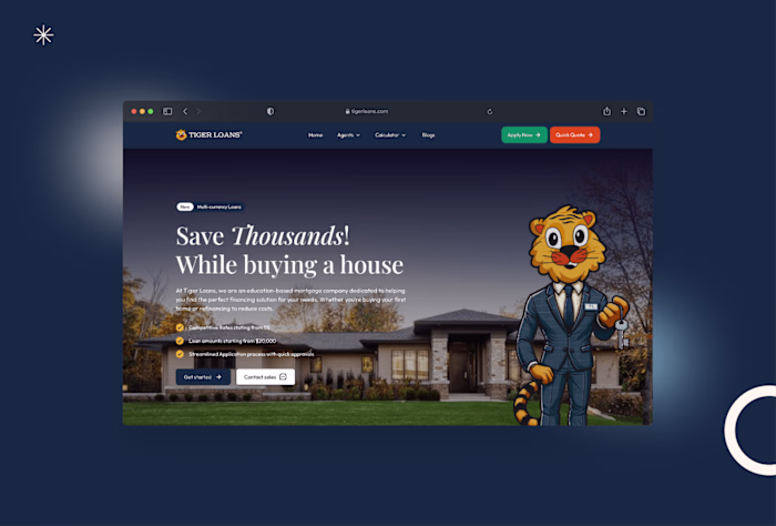 Tigerloans — Brand & Website Design/Development