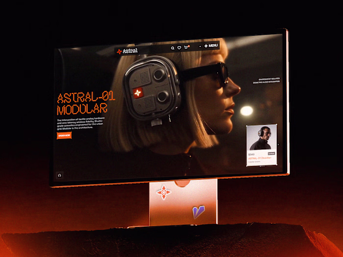 ASTRAL - Premium Headphone Brand & E-commerce Experience
