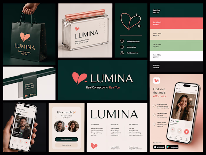 Brand identity for a dating