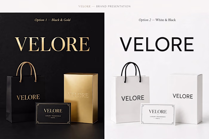 VELORE Logo — Option 1