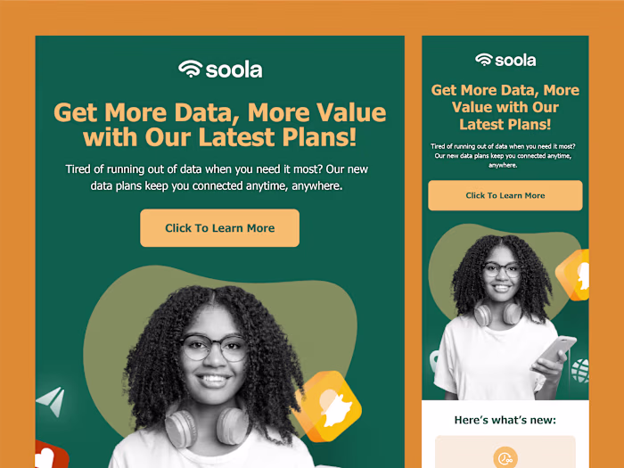 Data Offer Email Design
