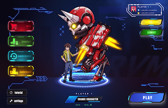 Metaverse UI Game Designer