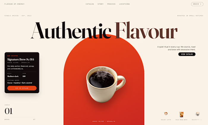 Authentic Flavour is a coffee