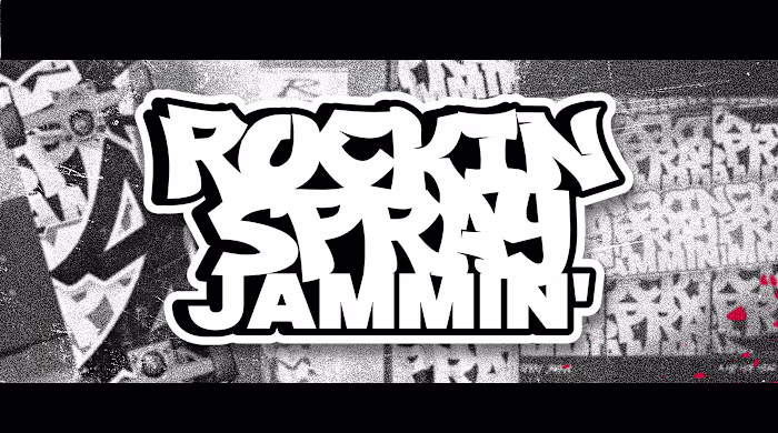 rockin spray jammin' - visual identity