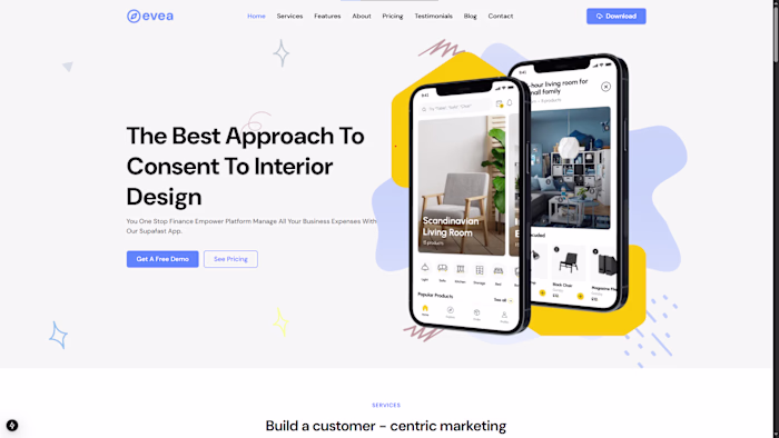 Evea — Modern SaaS Landing Page (Next.js 15)