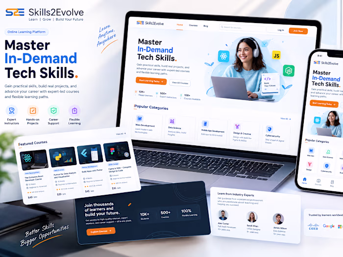 Skills2Evolve – Learning Platform UI