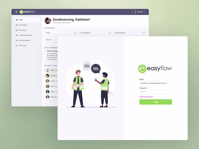 Easy Signs: Empowering employees with a better internal app