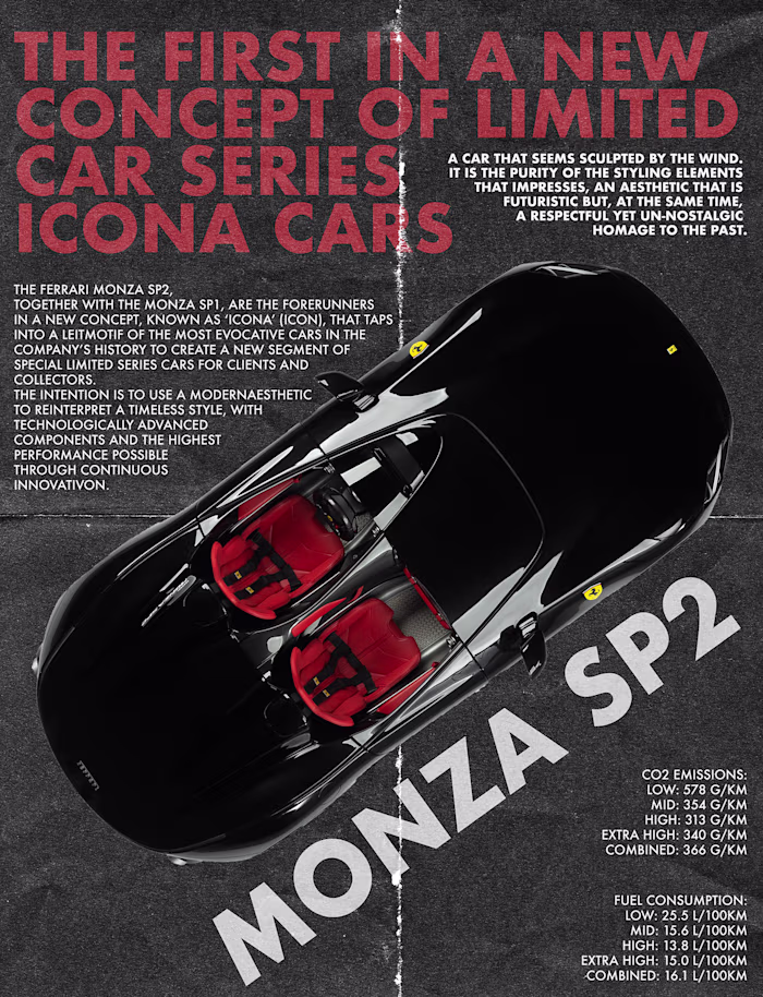 Monza SP2 Poster on Behance