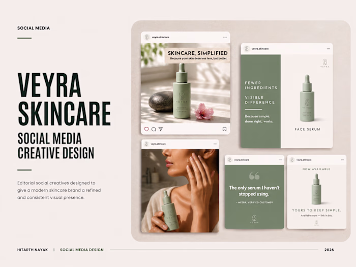 Veyra Skincare - Social Media