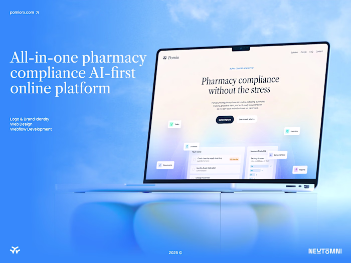 Pomio Brand Identity and Website Launch