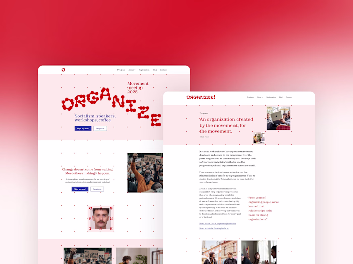 OMM Website - Design & development
