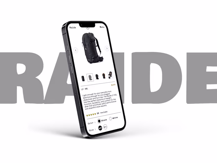 Raide Research Website - Replo 