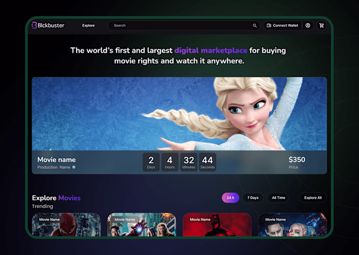 Blckbuster – Digital Marketplace for Movie Rights