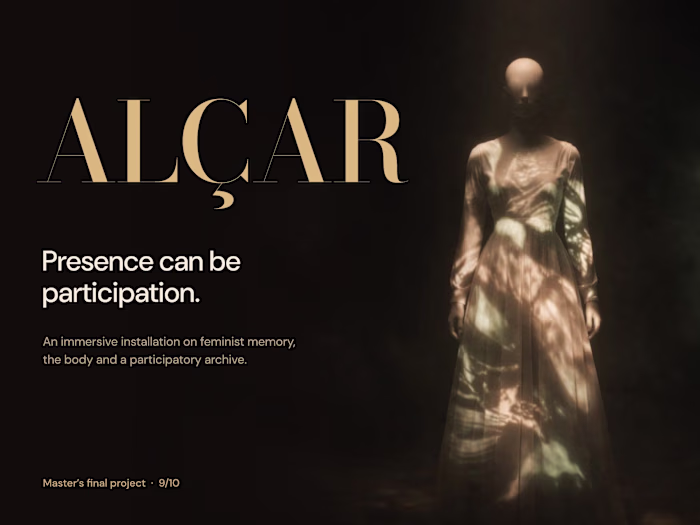 ALÇAR: an immersive installation on