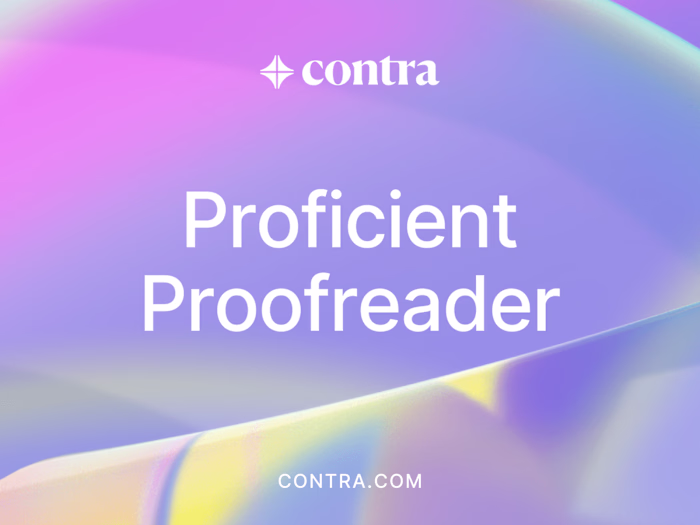 Proofreading and Copy Editing