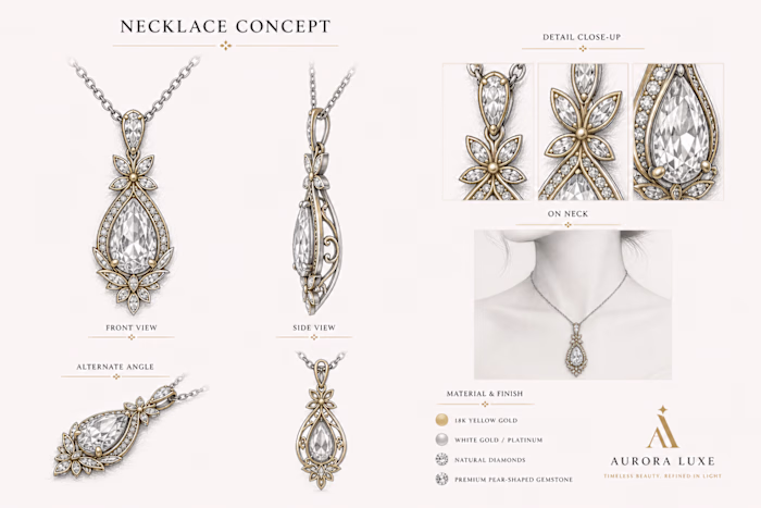 This necklace concept is part