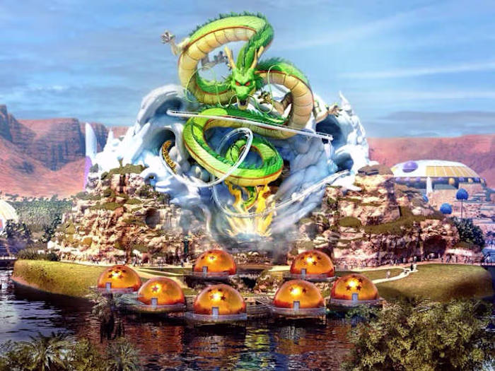 Dragon Ball Theme Park - Attraction Concept Treatments