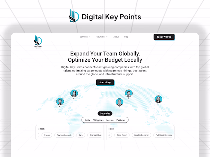 WordPress Website Development for Digital Key Points