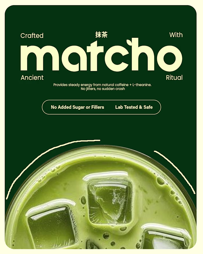 Matcha, reimagined. 🍵💚
A visual identity