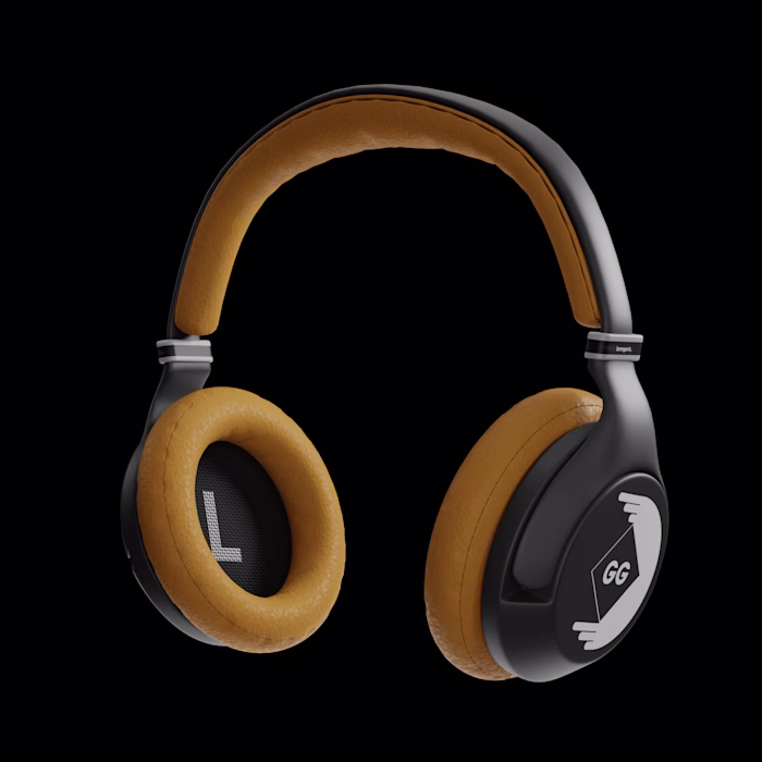 Headphones 3D Modeling and Rendering 