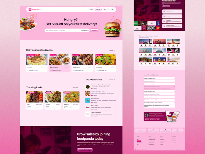 Transform Your Brand: Foodpanda's Stunning Website Redesign