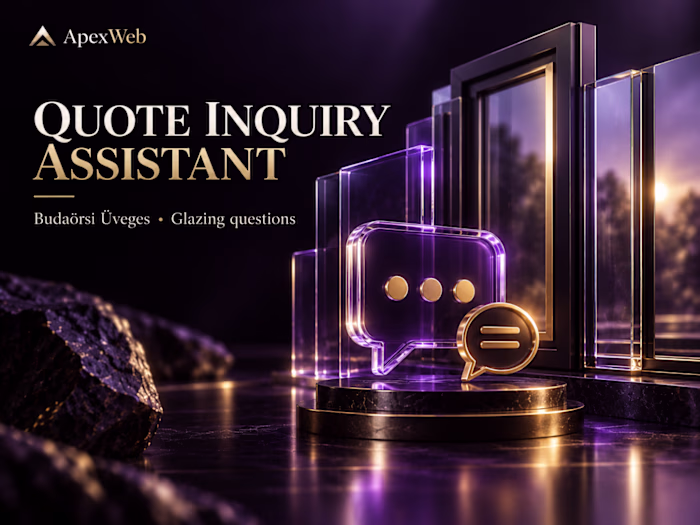 Budaörsi Üveges — Glazing Questions & Quote-Inquiry AI