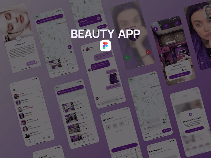 beauty app design