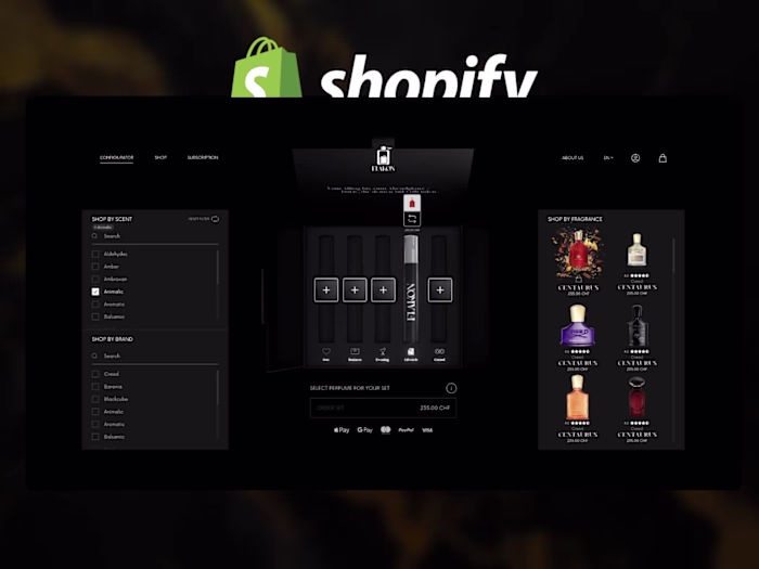 Shopify Headless Luxury Fragrance Selector | Management