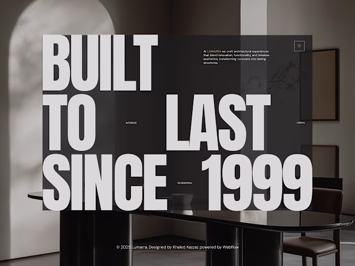 Lumarra Architecture & Interior Design Template
