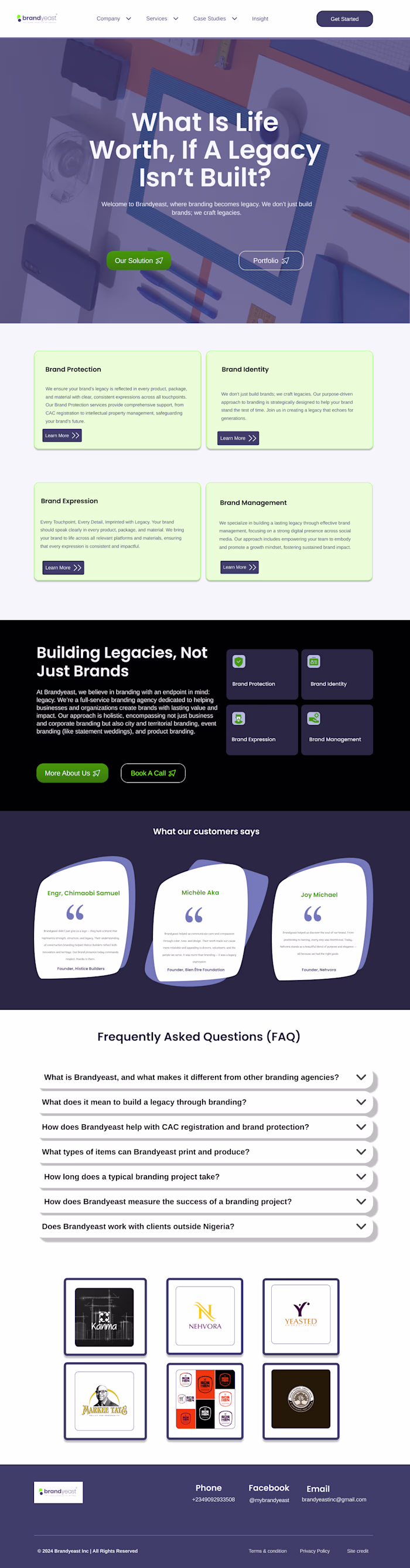 Building Legacies