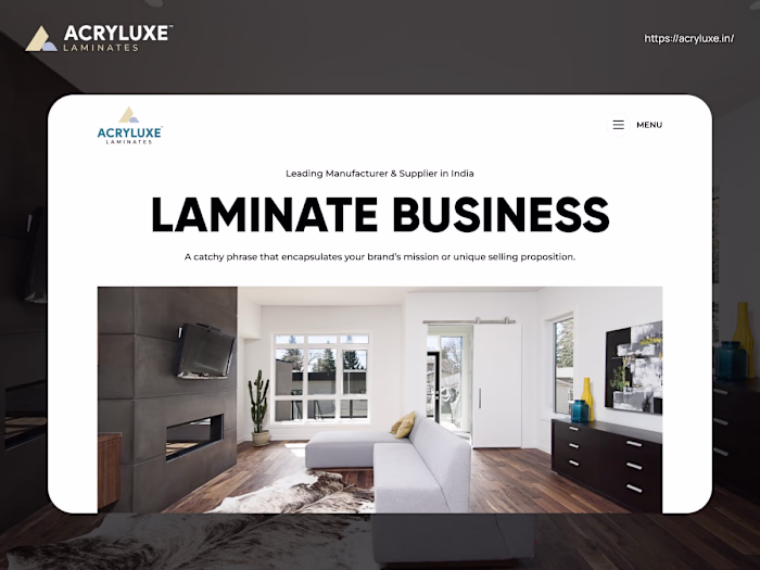 Acryluxe | UI/UX Design | Website Design | WordPress Development