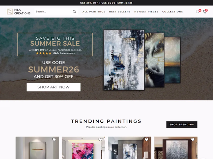 Hila Creations — Modern Shopify