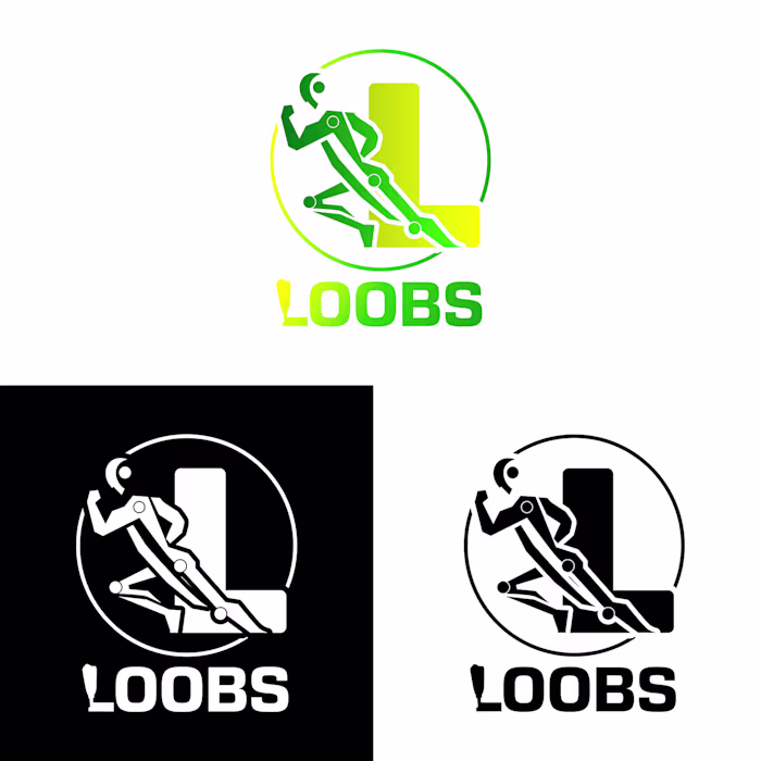 Profesional logo design for loobs on Behance