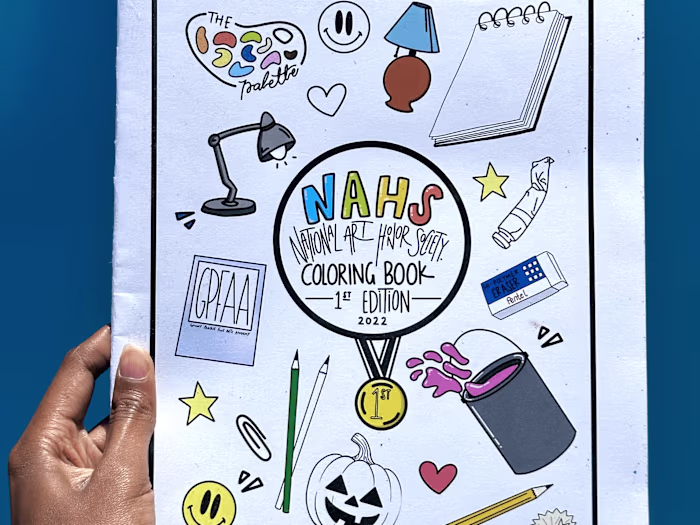 Cover Illustration for Coloring Book