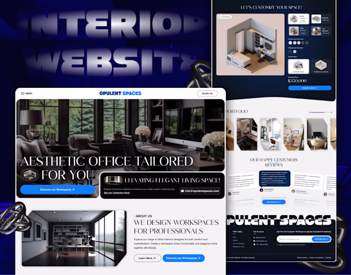 Opulent Spaces UX Case Study | Interior Workspace