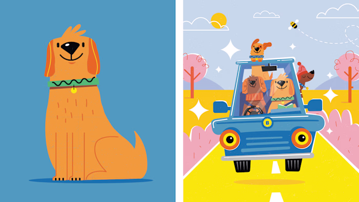 Character illustration for Loungers UK
