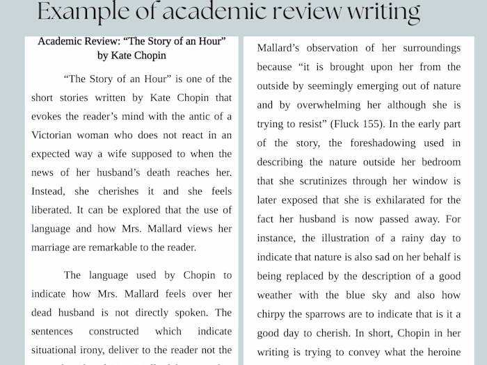 Academic Review