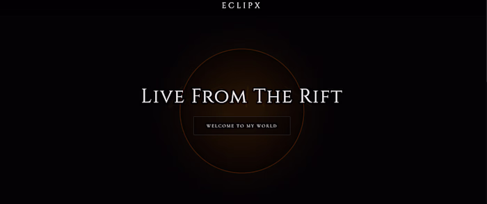 Eclipx - Artist Brand Landing Page