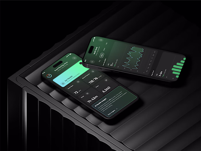 AI Powered Fitness Mobile App Concept