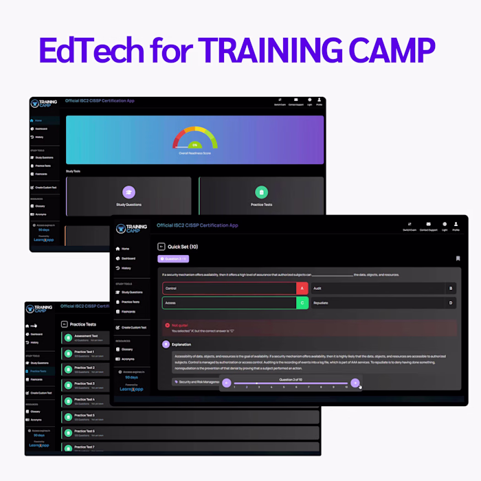 Edtech for trainingcamp