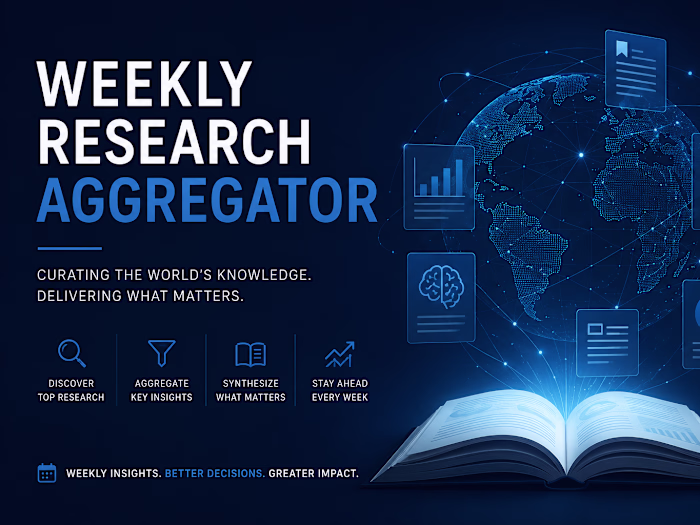 Weekly Research Aggregation and Synthesis