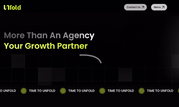UnFoldMart – Creative Marketing Agency Website
