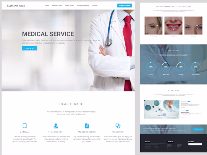 Modern Healthcare Website Design |