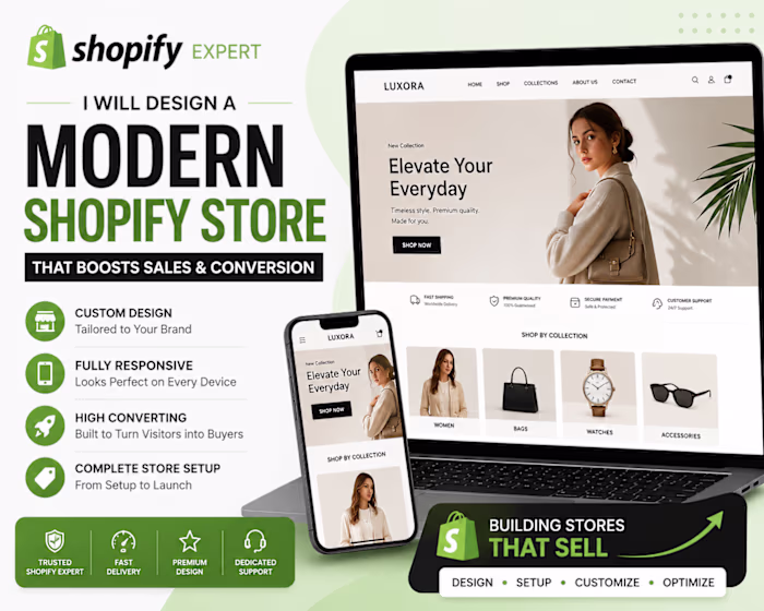 Professional Shopify Store Design and